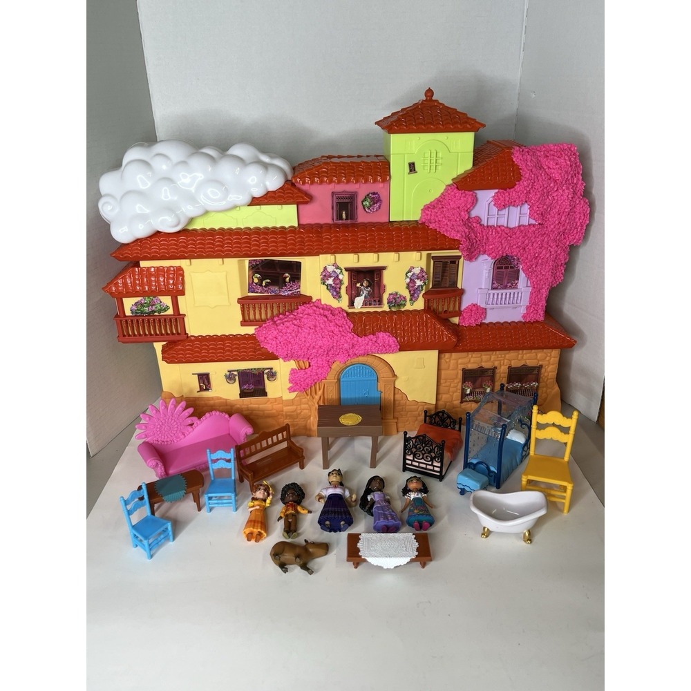 Disney Encanto Casa Madrigal Playset Jakks Pacific Magical Set With Figures &